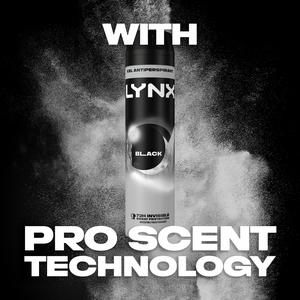 Lynx Black 72h Antiperspirant Deodorant for Men 250ml - gallery image 4
