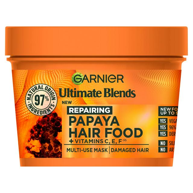Garnier Ultimate Blends Hair Food Papaya 3-in-1 Damaged Vegan Hair Mask 390ml