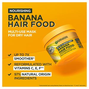 Garnier Ultimate Blends Hair Food Banana 3-in-1 Dry Vegan Hair Mask 390ml - gallery image 4