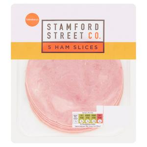 J.James & Family British Cooked Ham Slices x5 120g