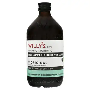 Willy's Organic Live Apple Cider Vinegar with The Mother 500ml