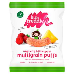 Little Freddie Organic Pineapple, Raspberry & Quinoa Puffs +7 Months 20g