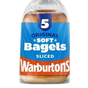 Warburtons Sliced Original Bagels x5 - gallery image 2