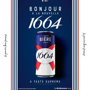 Kronenbourg 1664 Lager Beer Cans 15 x 440ml - gallery image 3
