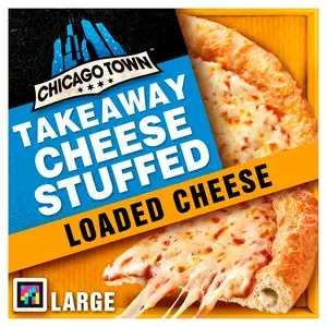 Chicago Town Takeaway Cheesy Stuffed Cheese Pizza 630g