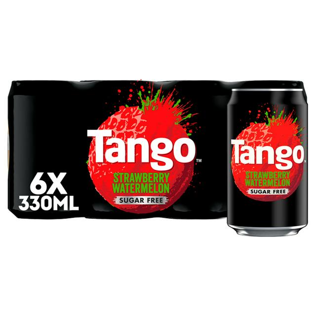 Tango Strawberry & Watermelon Cans 6x330ml