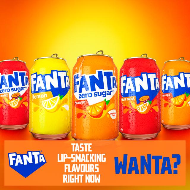 Fanta Fruit Twist Zero 8x330ml | Sainsbury's