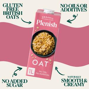 Plenish  1L Chilled Dairy Free Organic Oat Drink - gallery image 5