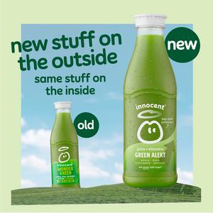 Innocent Plus Green Alert, Apple & Pear Juice with Vitamins 750ml - gallery image 5