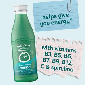 Innocent Plus Blue Bolt Guava & Lime Juice with Vitamins 750ml - gallery image 2
