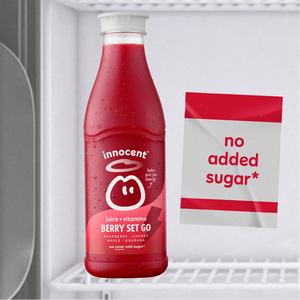 innocent Plus Berry Set Go Raspberry & Cherry Juice with Vitamins 330ml - gallery image 3