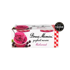 Bonne Maman Blackcurrant Mousse Dessert 2x70g - gallery image 2