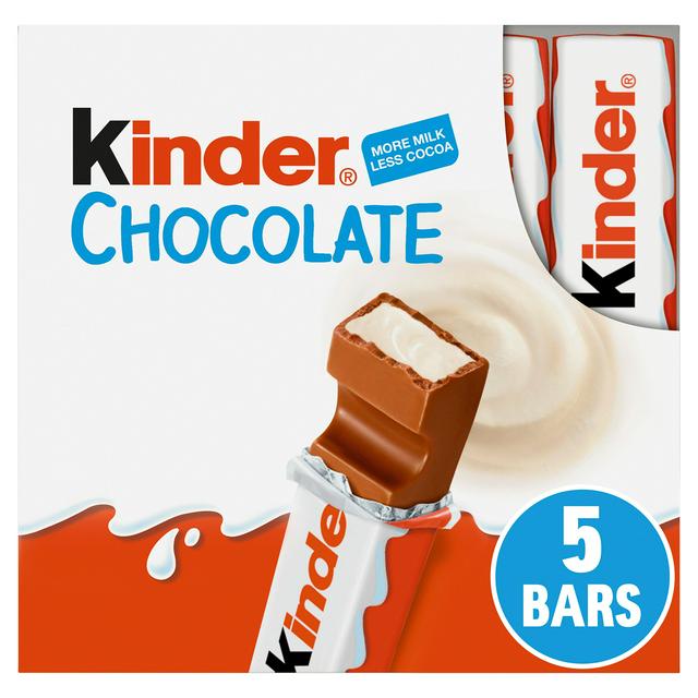 Kinder Chocolate Medium Bars 5x21g Sainsbury S