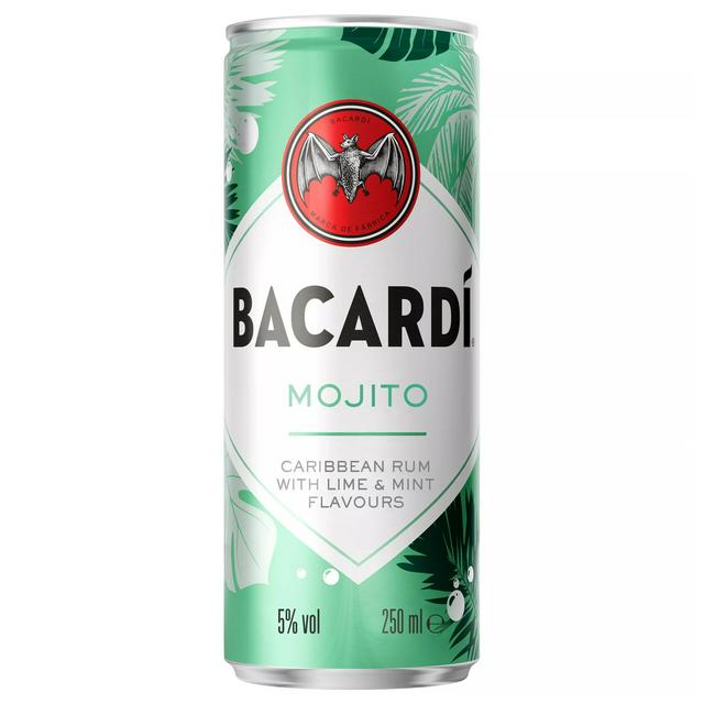 Bacardi Mojito Rum Mixed Drink 250ml Sainsbury S