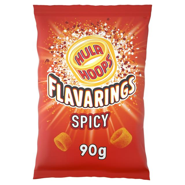 Hula Hoops Flavarings Spicy Flavour Crisps 90g