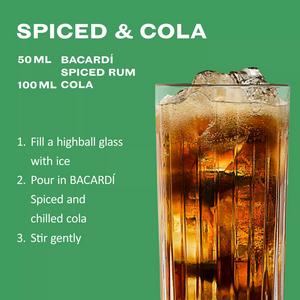 Bacardí Spiced Premium Spirit Rum Drink 1L - gallery image 3