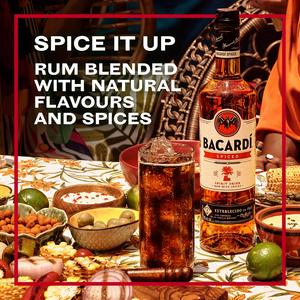 Bacardí Spiced Premium Spirit Rum Drink 1L - gallery image 5