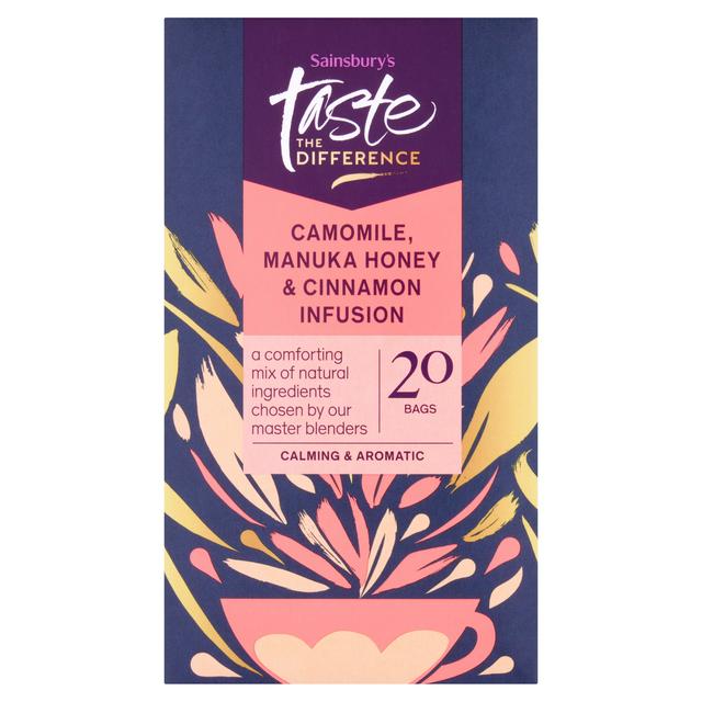 Sainsbury's Camomile, Manuka Honey & Cinnamon Infusion Bags, Taste the Difference x20 30g - gallery image 1