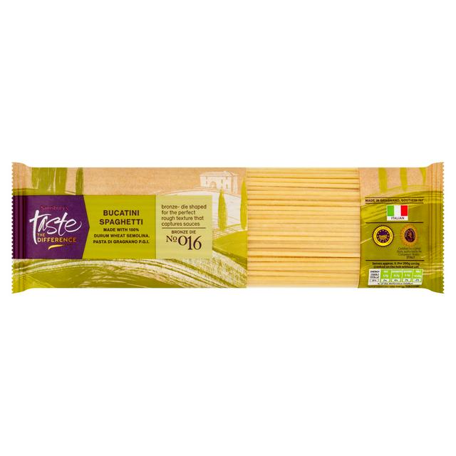 Sainsburys Bucatini Spaghetti Pasta, Taste the Difference 500g