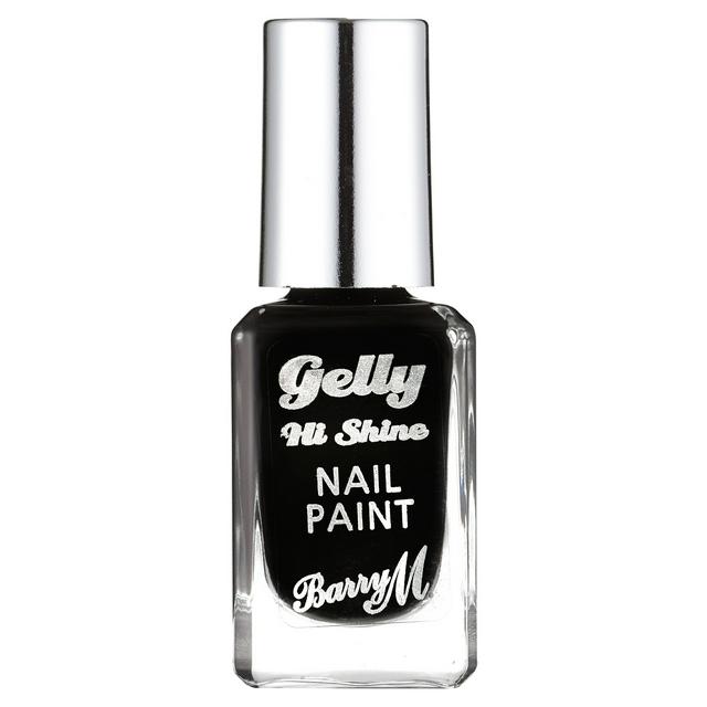 Barry M Gelly Hi Shine Nail Paint Black Forrest 10ml