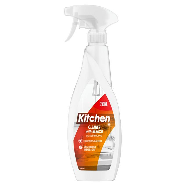 Bleach solution for clearance cleaning kitchen