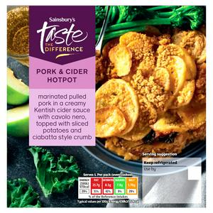 Sainsbury's Pork & Cider Hotpot, Taste the Difference 400g (Serves 1)