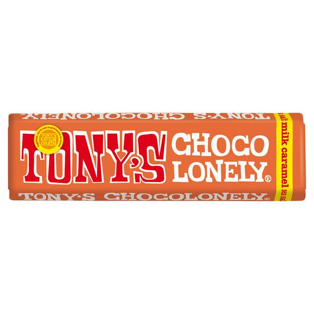 Tony's Chocolonely 47g Milk Caramel Sea Salt Chocolate - gallery image 1