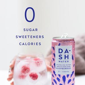Dash Raspberry Sparkling Water 4 x 330ml - gallery image 4