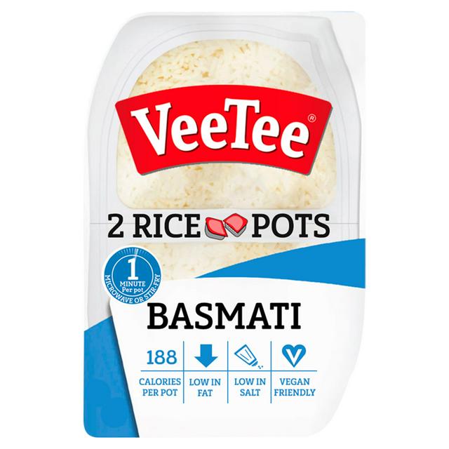 Veetee Basmati Rice Pots 2x135g Sainsbury S