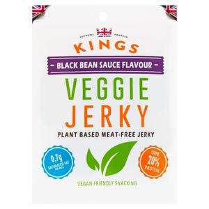 Kings Veggie Jerky Black Bean Sauce Flavour 65g