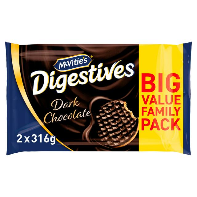 Mcvities Digestives Dark Chocolate Twin Pack 2 X 316g £21 Compare Prices 2281