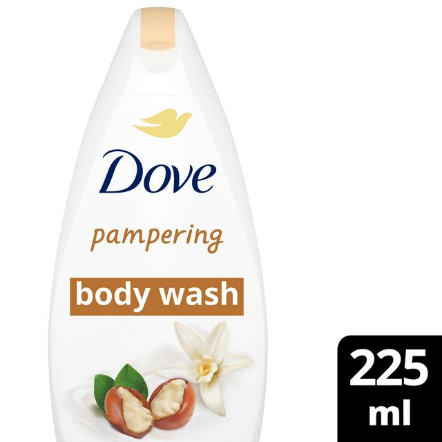 Dove Shea Butter Pampering Body Wash Shower Gel 225ml