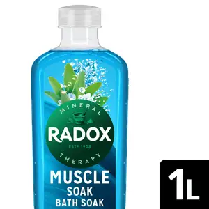 Radox Mineral Therapy Muscle Soak Bath Soak Bubble Bath 1L