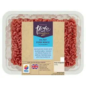 Sainsbury's 5% Fat Outdoor Bred British Pork Mince, Taste the Difference 500g