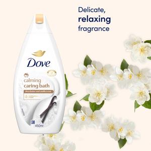 Dove Purely Pampering Shea Butter & Warm Vanilla Bath Soak 450ml - gallery image 3