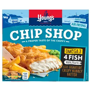 Young's Chip Shop Omega 3 Fish Fillets x4 400g