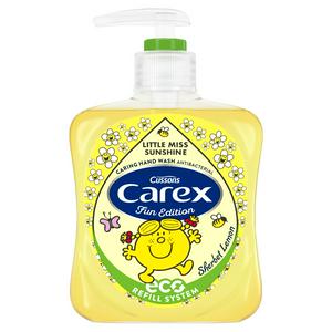 Carex Mr Men And Little Miss Sherbet Lemon Hand Wash Antibacterial 250ml