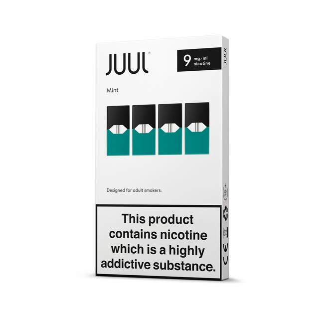 Juulpods Glacier Mint Pack Of 4 9mg Ml Sainsbury S