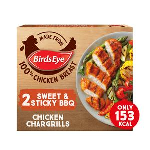 Birds Eye Sweet & Sticky BBQ Chicken Chargrills x2 174g