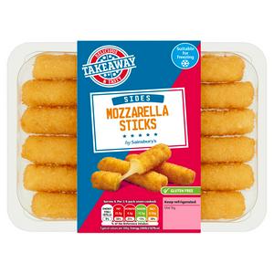 Sainsbury's Mozzarella Sticks Takeaway Sides 240g