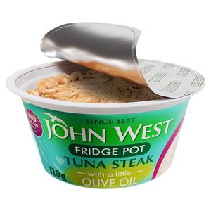 John West No Drain Fridge Pot Tuna Steak with a Little Olive Oil 3x110g - gallery image 2