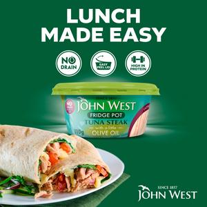 John West No Drain Fridge Pot Tuna Steak with a Little Olive Oil 3x110g - gallery image 3