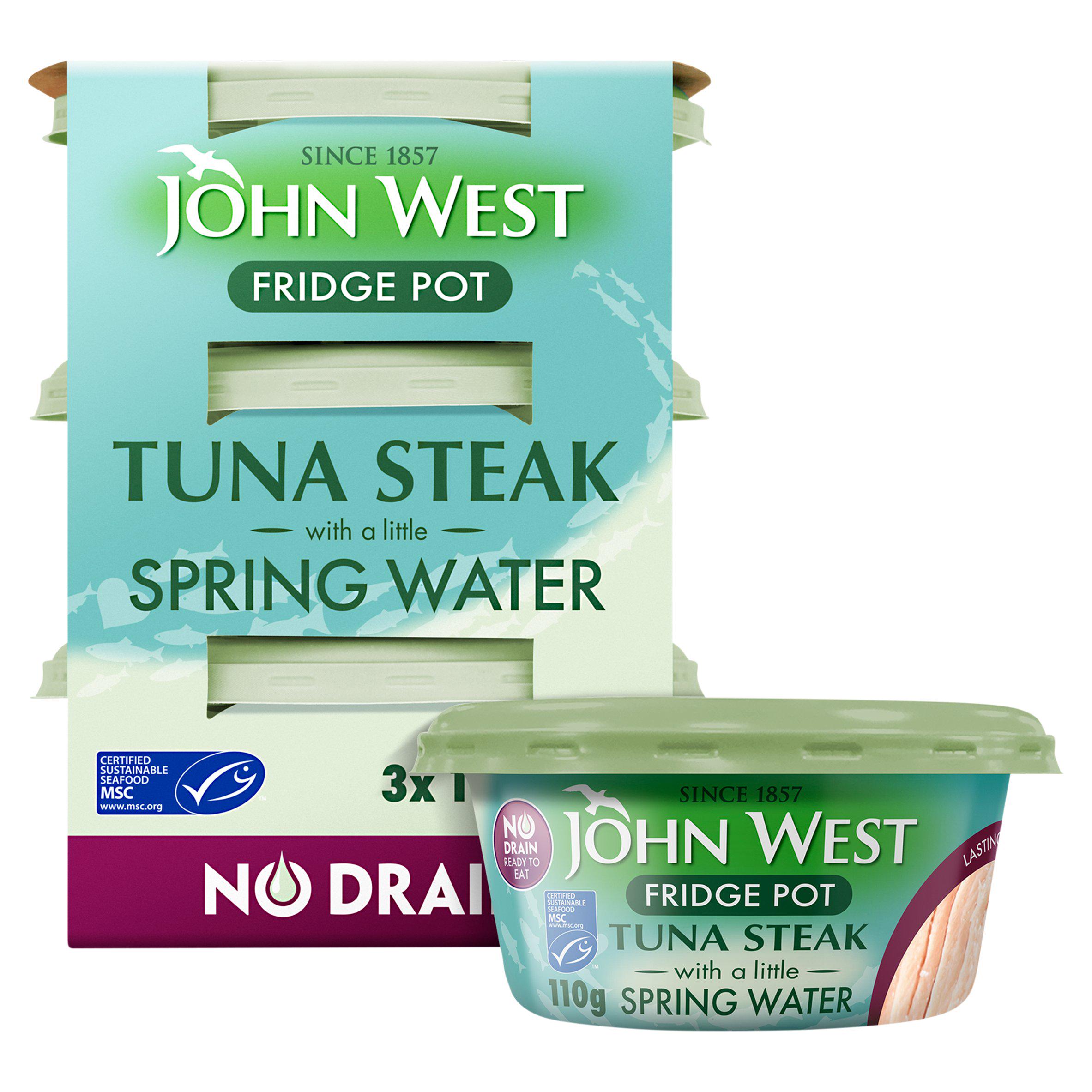 Tuna Steak with Spring Water 3-Pack 330g