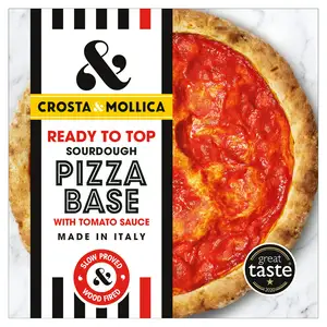 Crosta & Mollica Ready to Top Pizza Base with Tomato Sauce 270g