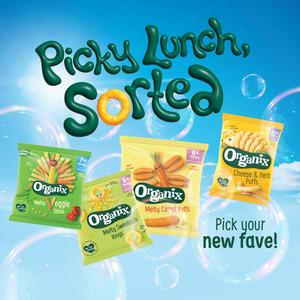 Organix Melty Veggie Sticks Organic Baby Puffs Multipack 7 months+ 4x15g - gallery image 4