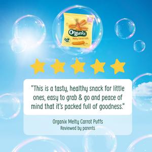 Organix Melty Veggie Sticks Organic Baby Puffs Multipack 7 months+ 4x15g - gallery image 5