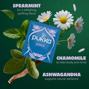 Pukka Organic Peace Tea With Chamomile Home Compostable Herbal Tea Bags x20 - gallery image 2