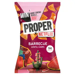 Properchips Barbecue Lentil Chips 85g