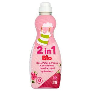 Sainsbury's 2-in-1 Bio Rose Petal & Peony Concentrated Laundry