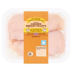Sainsbury's British Fresh Diced Chicken Breasts 750g